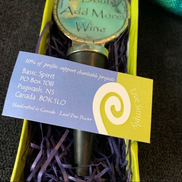 Artisan Made Wine Bottle Stopper NEW - Picture 3 of 8